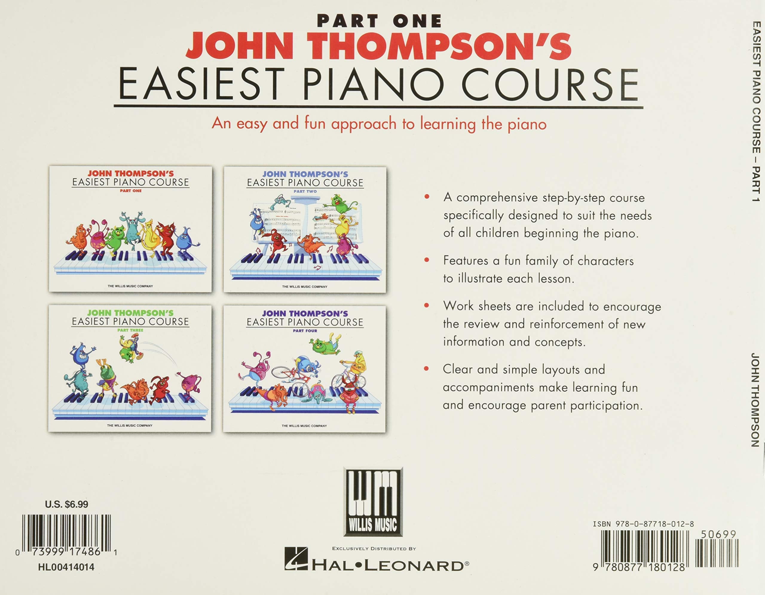 John Thompson's Easiest Piano Course - Part 1 - Paperback