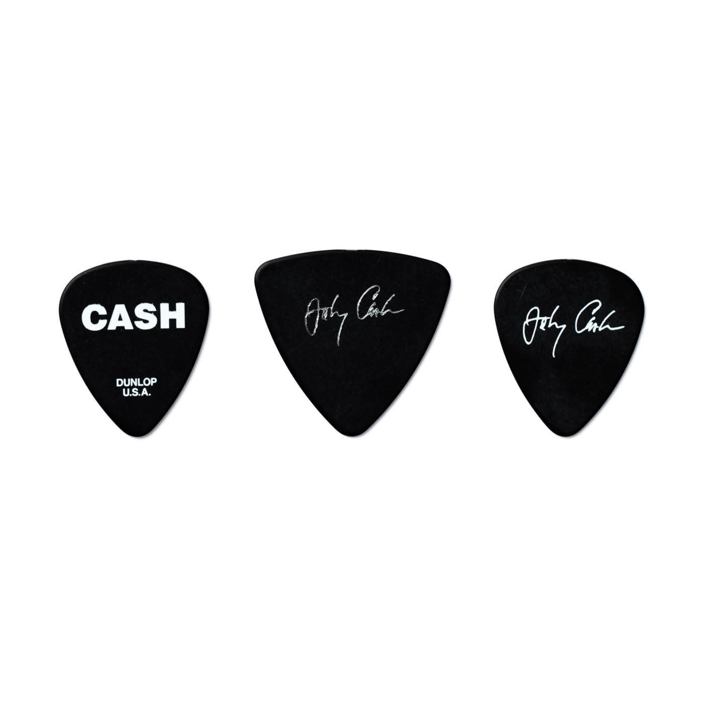 Dunlop Artist Johnny Cash Pick Tin, w/6 Heavy Gauge Pick