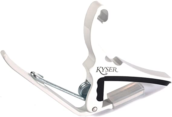 Kyser Quick Change 6 Strings Guitar Capo White