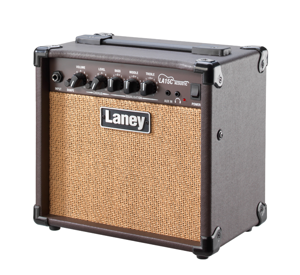 Laney UK LA15C Acoustic Amplifier, 15W Combo w/3 Band EQ, Chorus & Headphone Socket.