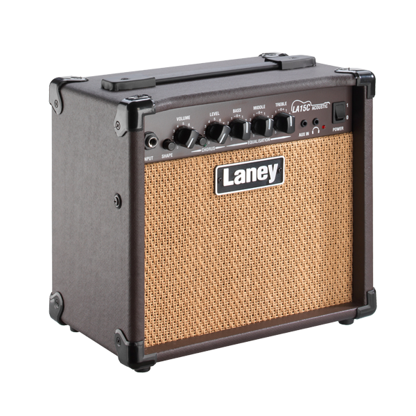 Laney UK LA15C Acoustic Amplifier, 15W Combo w/3 Band EQ, Chorus & Headphone Socket.