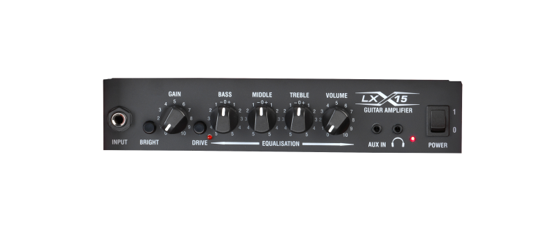 Laney LX-15 Red Guitar Combo, 15W, 2x5 in. Woofers