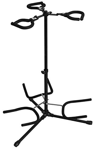 On-Stage GS7353-B Triple Flip-It Guitar Stands - Holds 3 Guitars