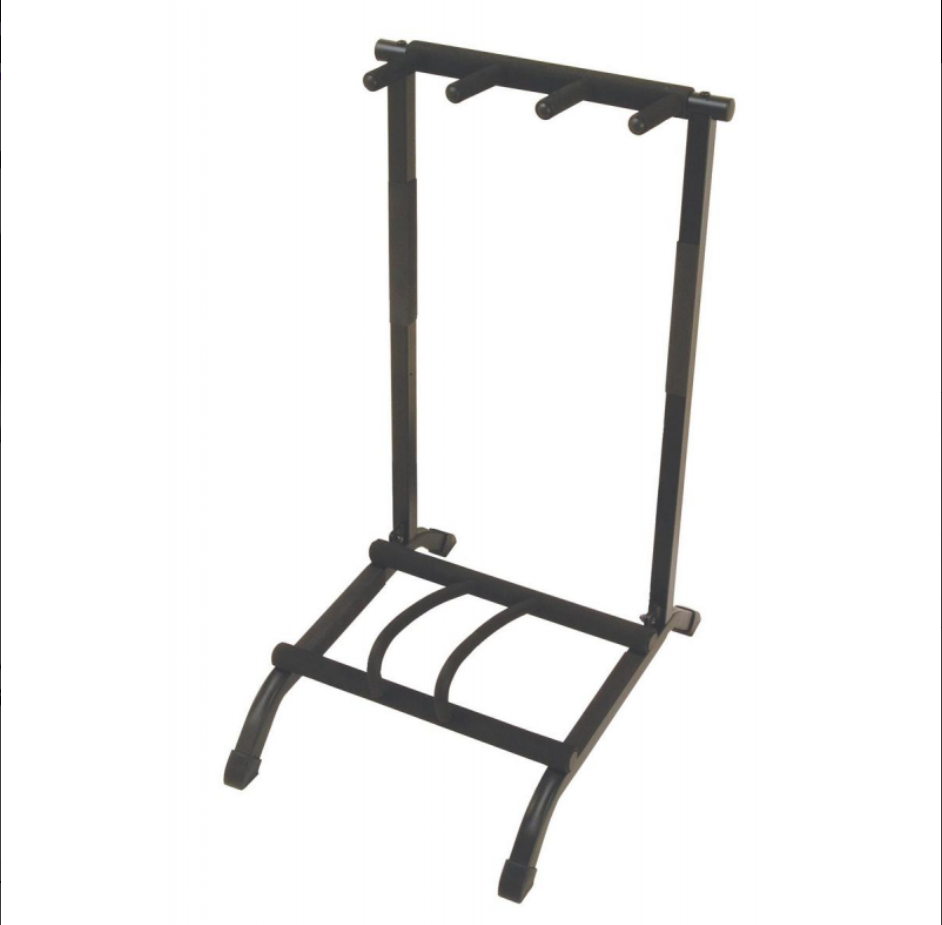 On-Stage GS7361 Three Space Foldable Multi-Guitar Rack