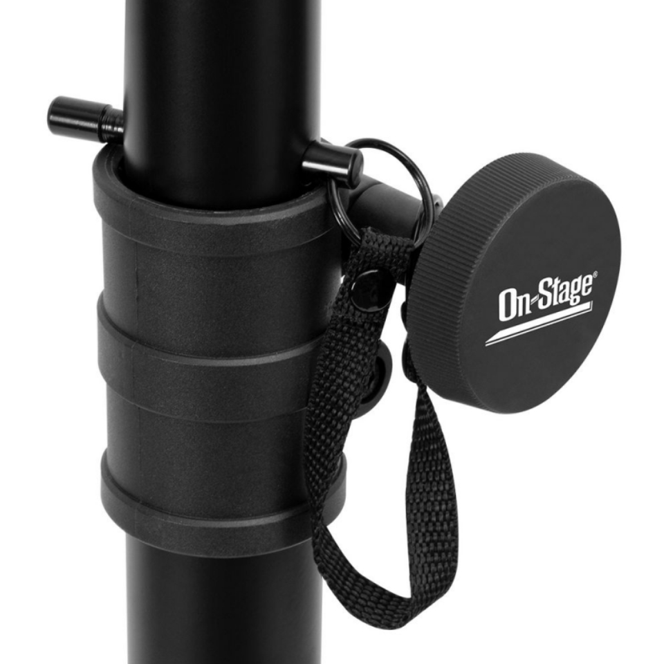 On-Stage SS7761B All-Aluminum Tripod Speaker Stand (single)