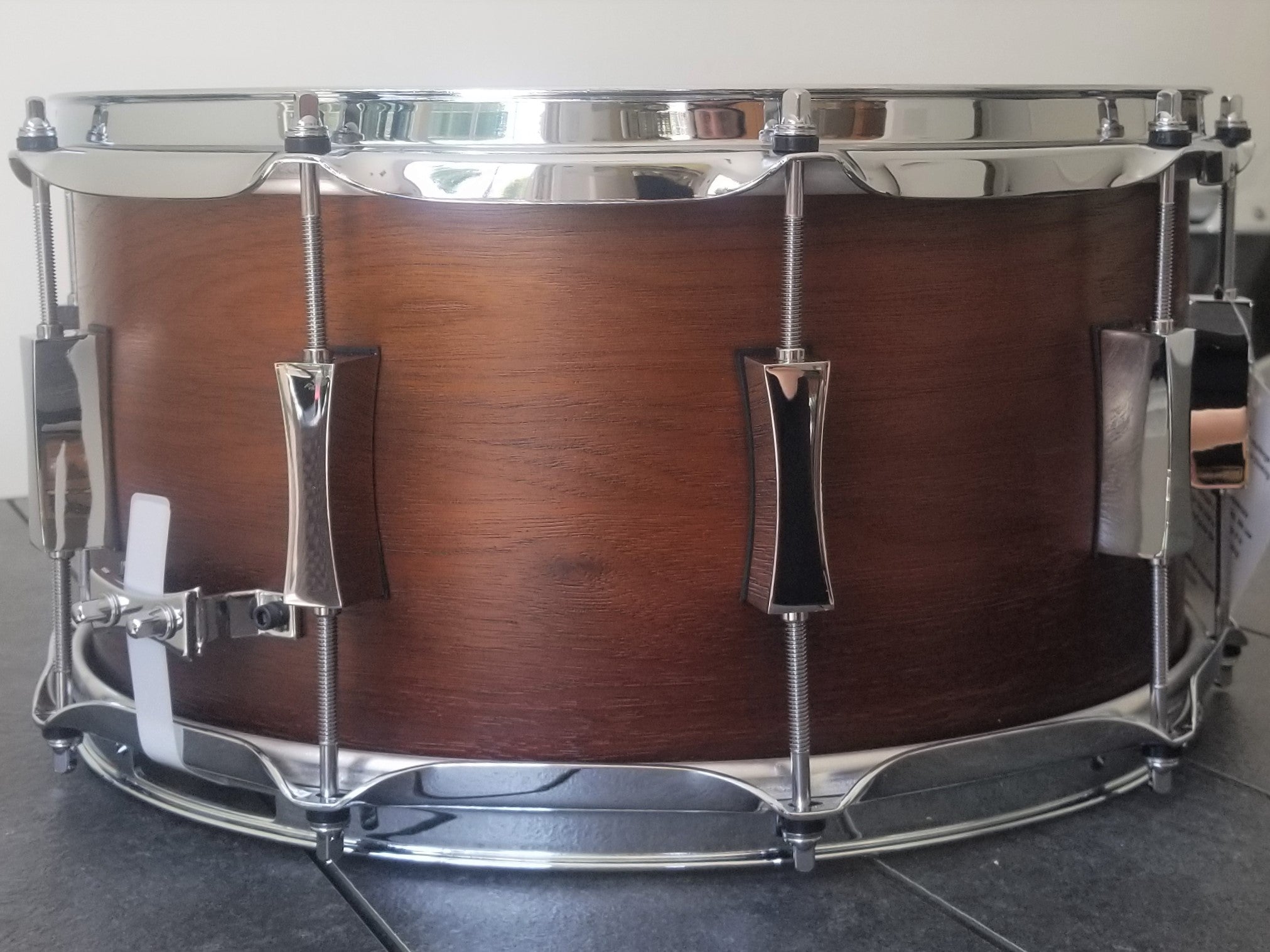 Pork Pie Percussion 7"x14" Walnut Fade Snare Drum,