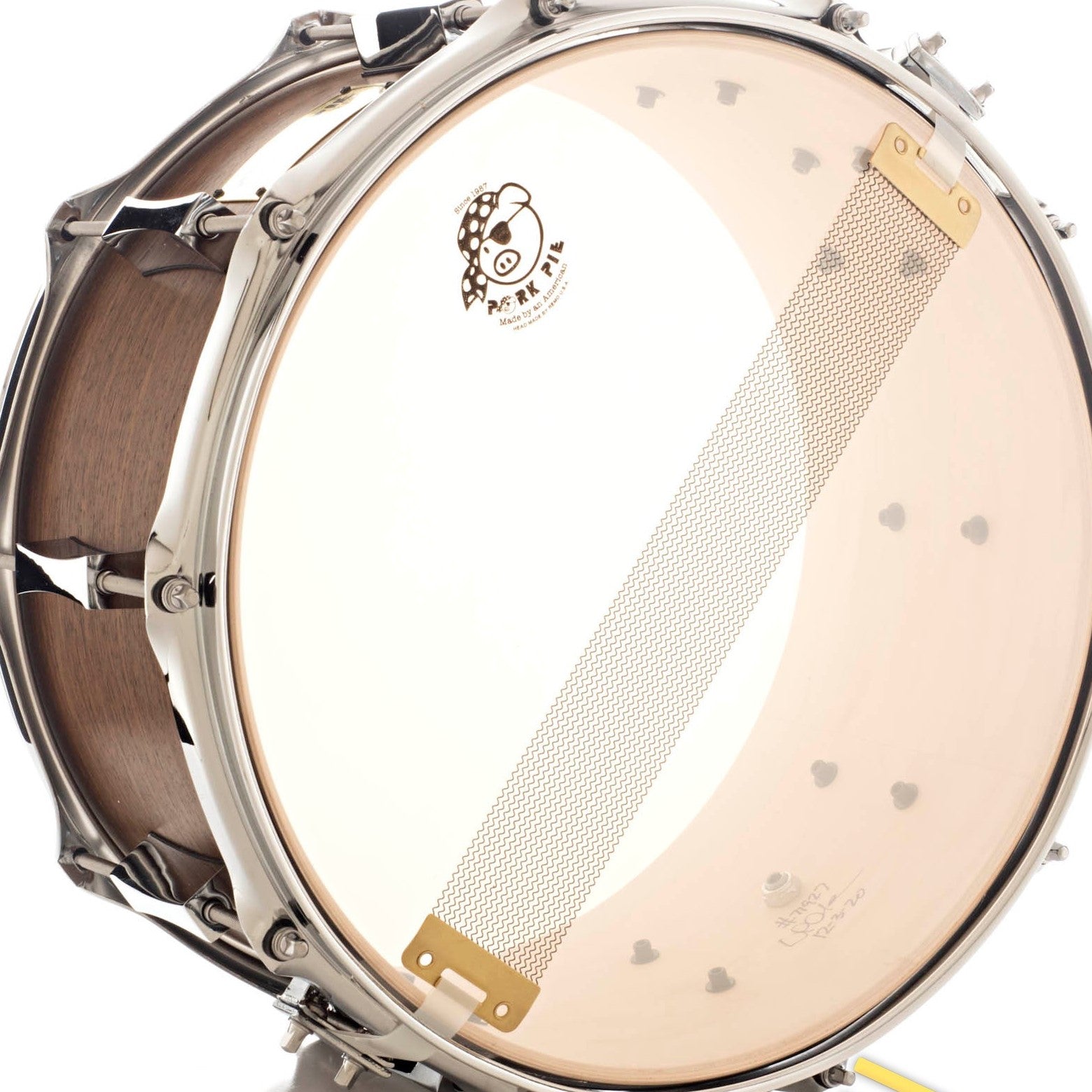 Pork Pie Percussion 7"x14" Walnut Fade Snare Drum,