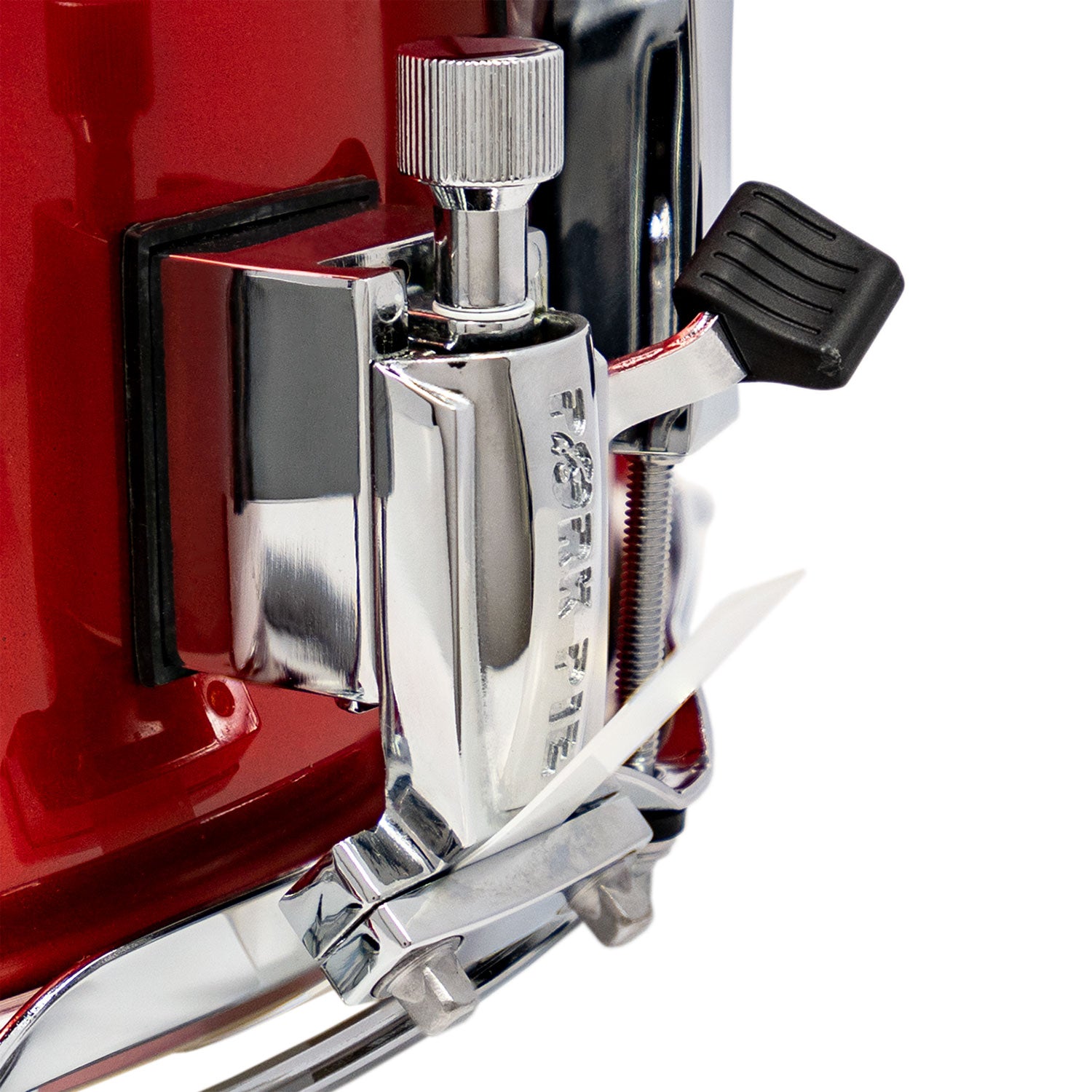 Pork Pie Drum Kit Little Squealer,Fire Red, 6 pieces 50/50 Mahogany/Birch Wood, w/Cases