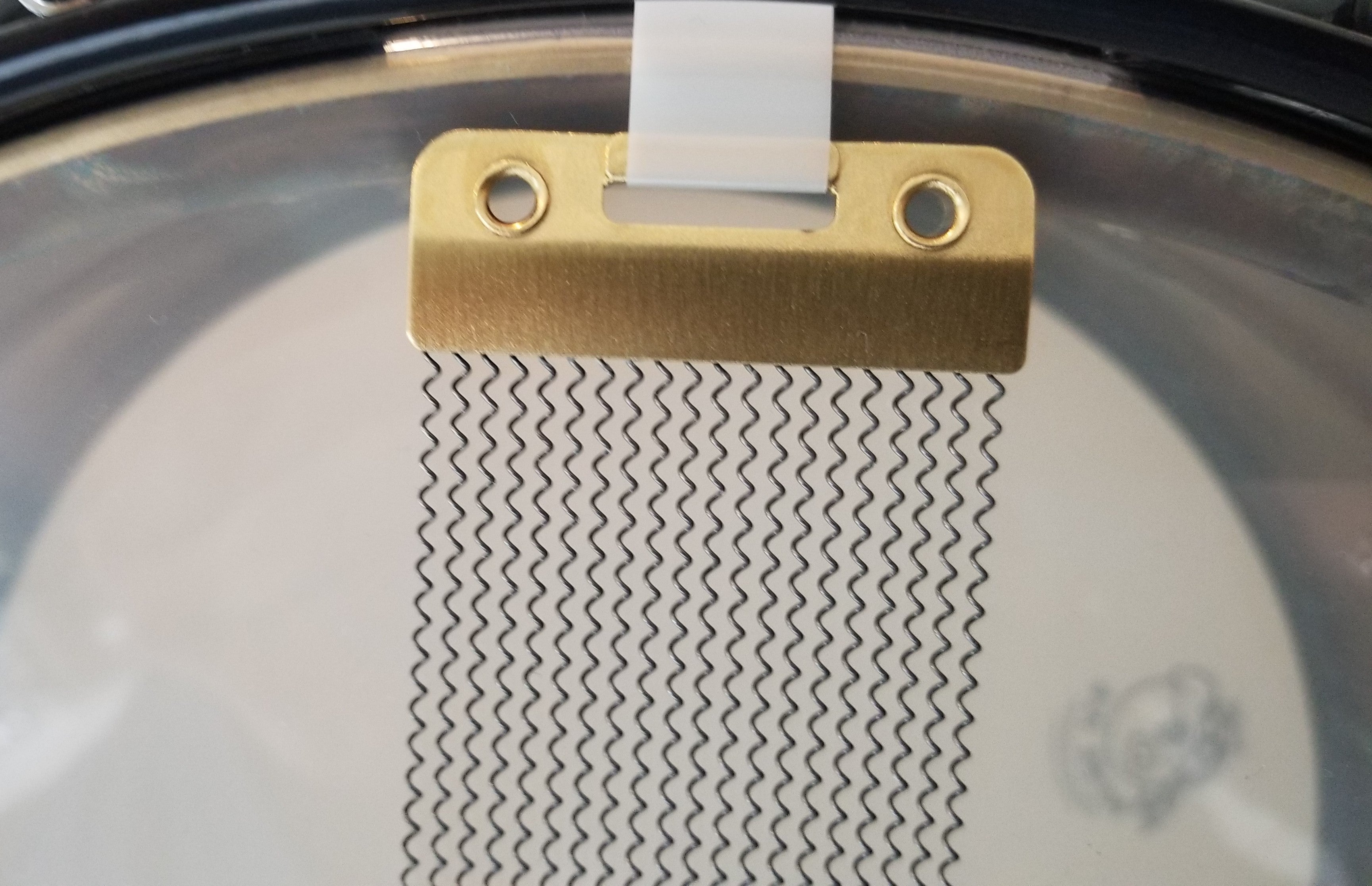 Pork Pie Snare 8"x14", USA Custom Series, Aluminum Brass, Purple Finish w/Bag