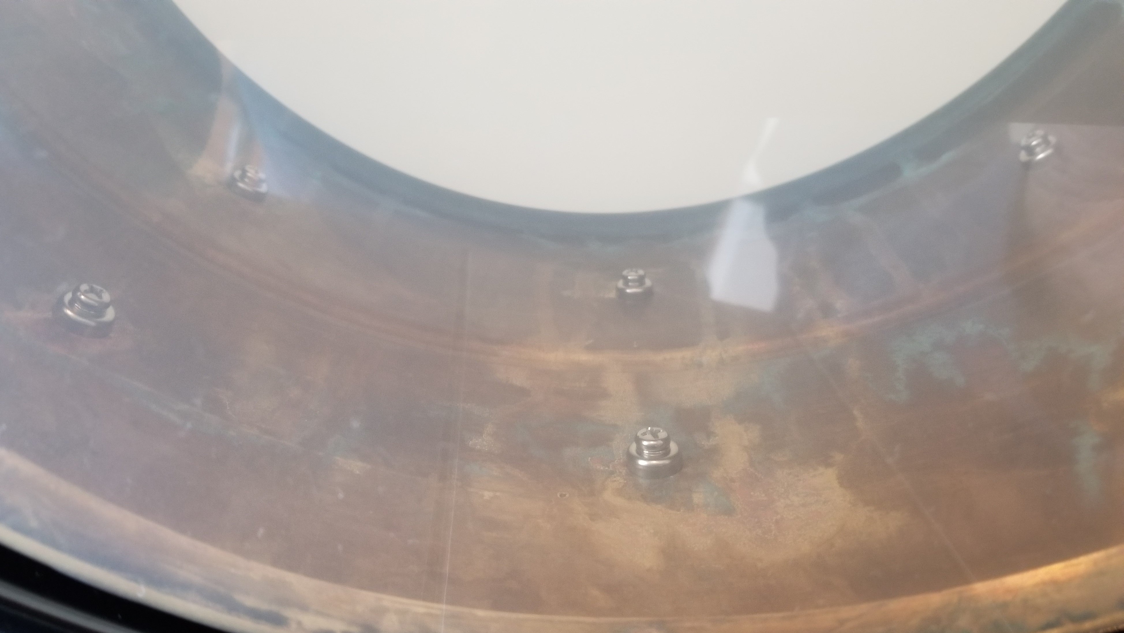 Pork Pie Snare 8"x14", USA Custom Series, Aluminum Brass, Purple Finish w/Bag