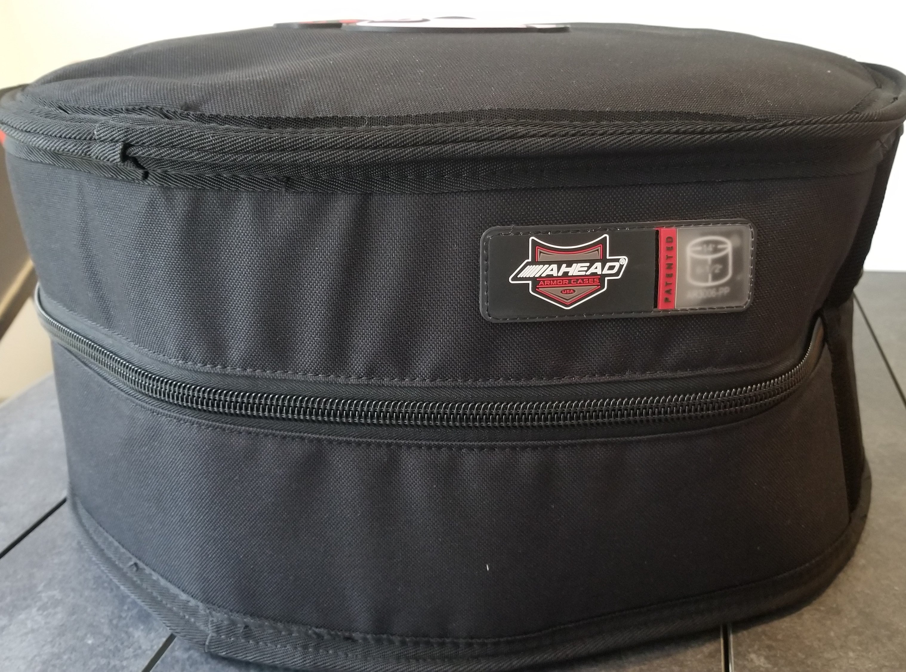 Pork Pie Snare 8"x14", USA Custom Series, Aluminum Brass, Purple Finish w/Bag