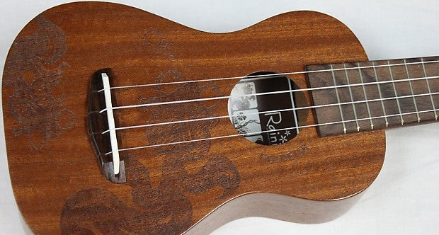 Amahi SLG-01-Raine Goldfish, Mahogany , Ukulele - Soprano Size 21", 17 Frets with Gig bag