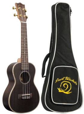 Amahi SNAILROUKC Snail Series, Bocote Ukulele - Concert with Gig Bag
