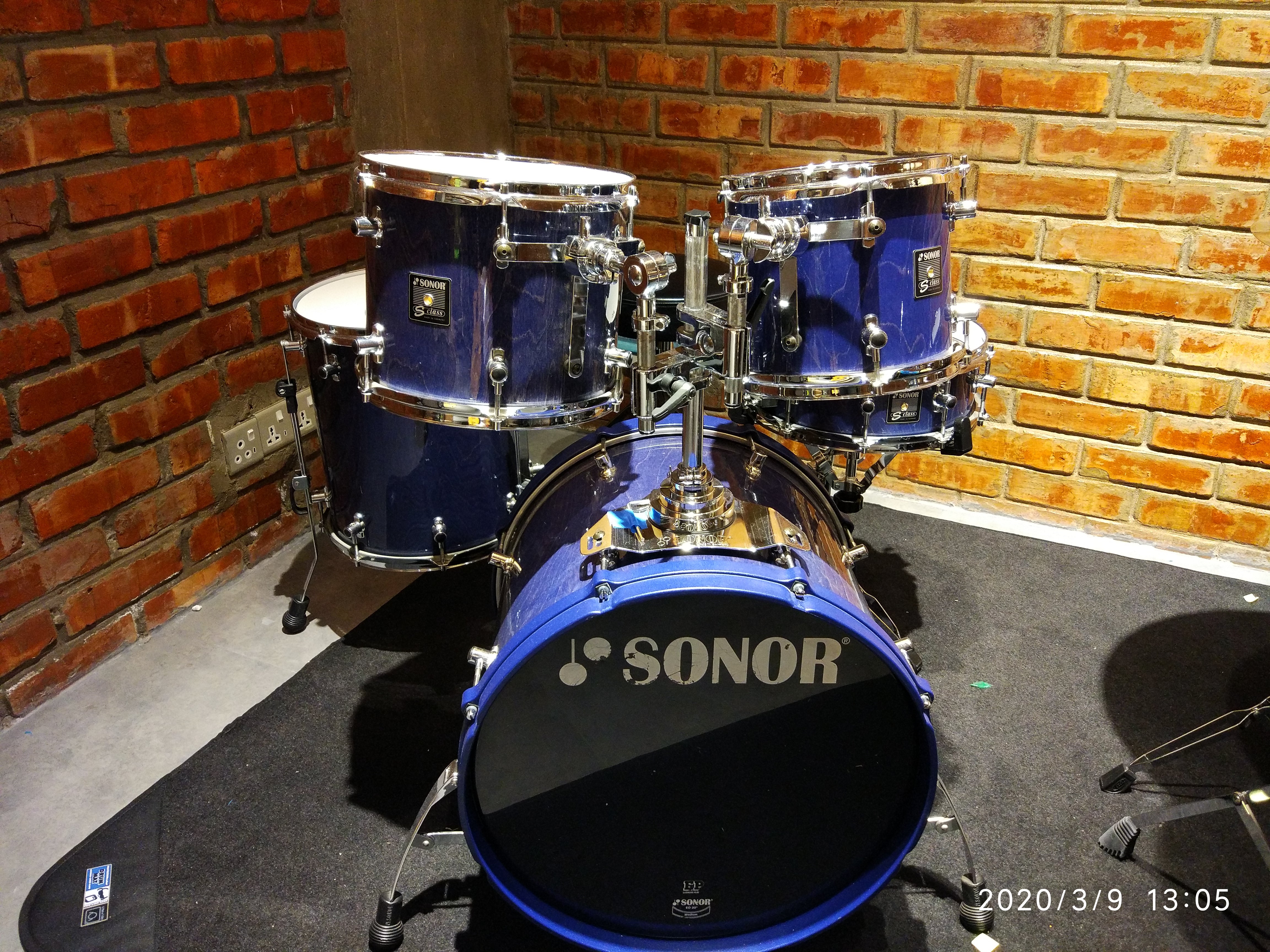 Sonor S Class Blue Series. Vintage 1980s. Made in Germany. Mint Condition