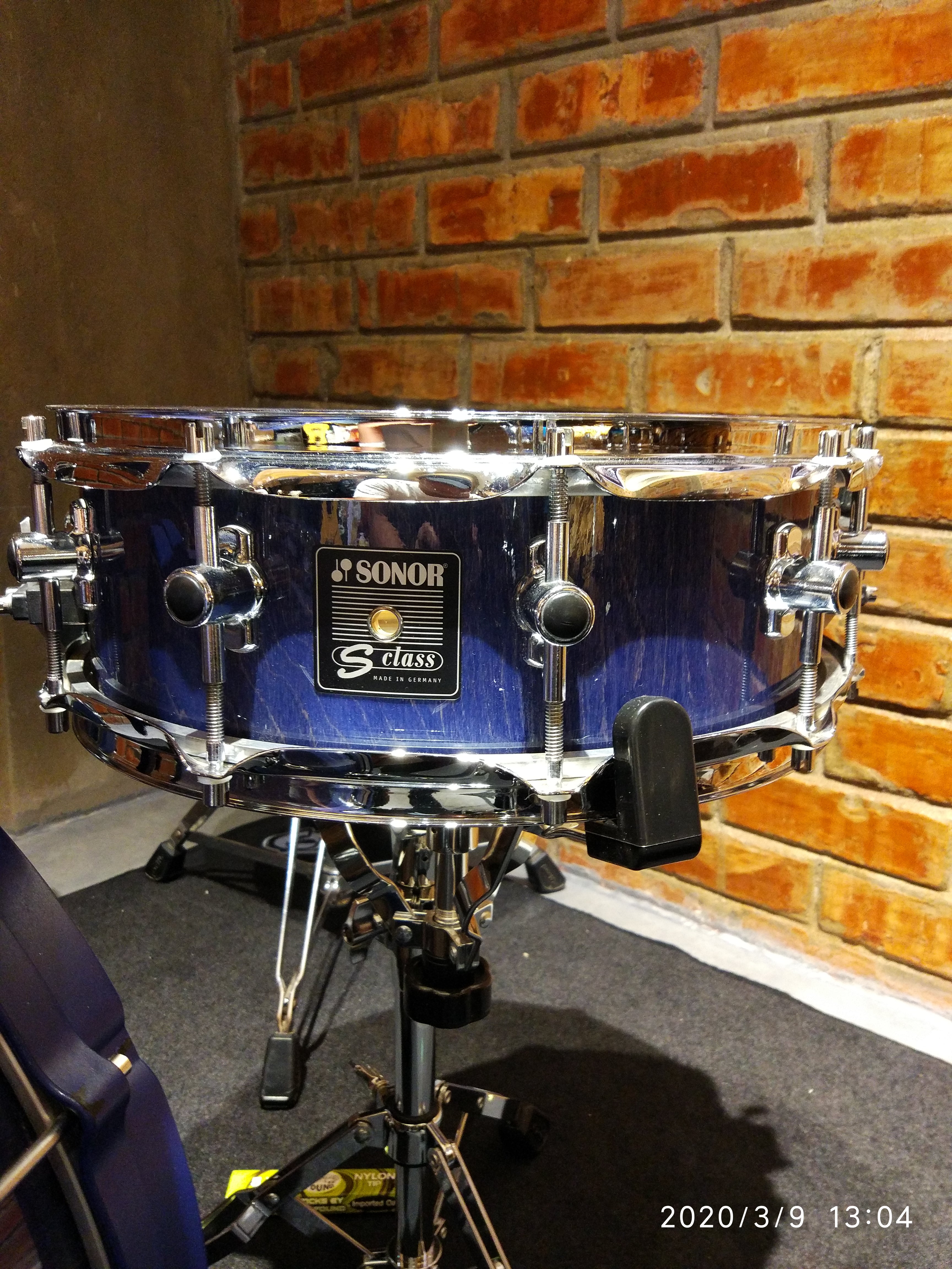 Sonor S Class Blue Series. Vintage 1980s. Made in Germany. Mint Condition
