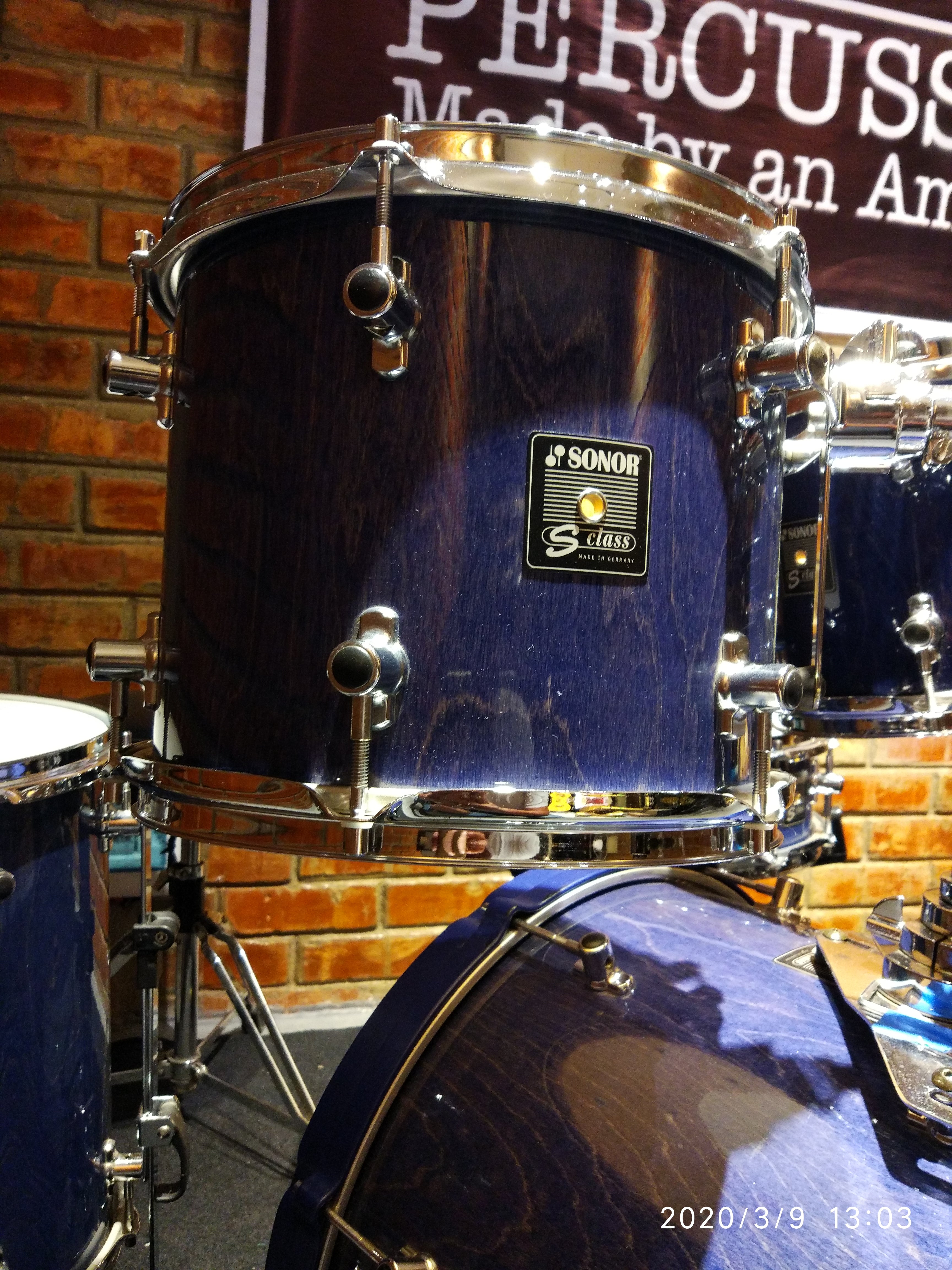 Sonor S Class Blue Series. Vintage 1980s. Made in Germany. Mint Condition