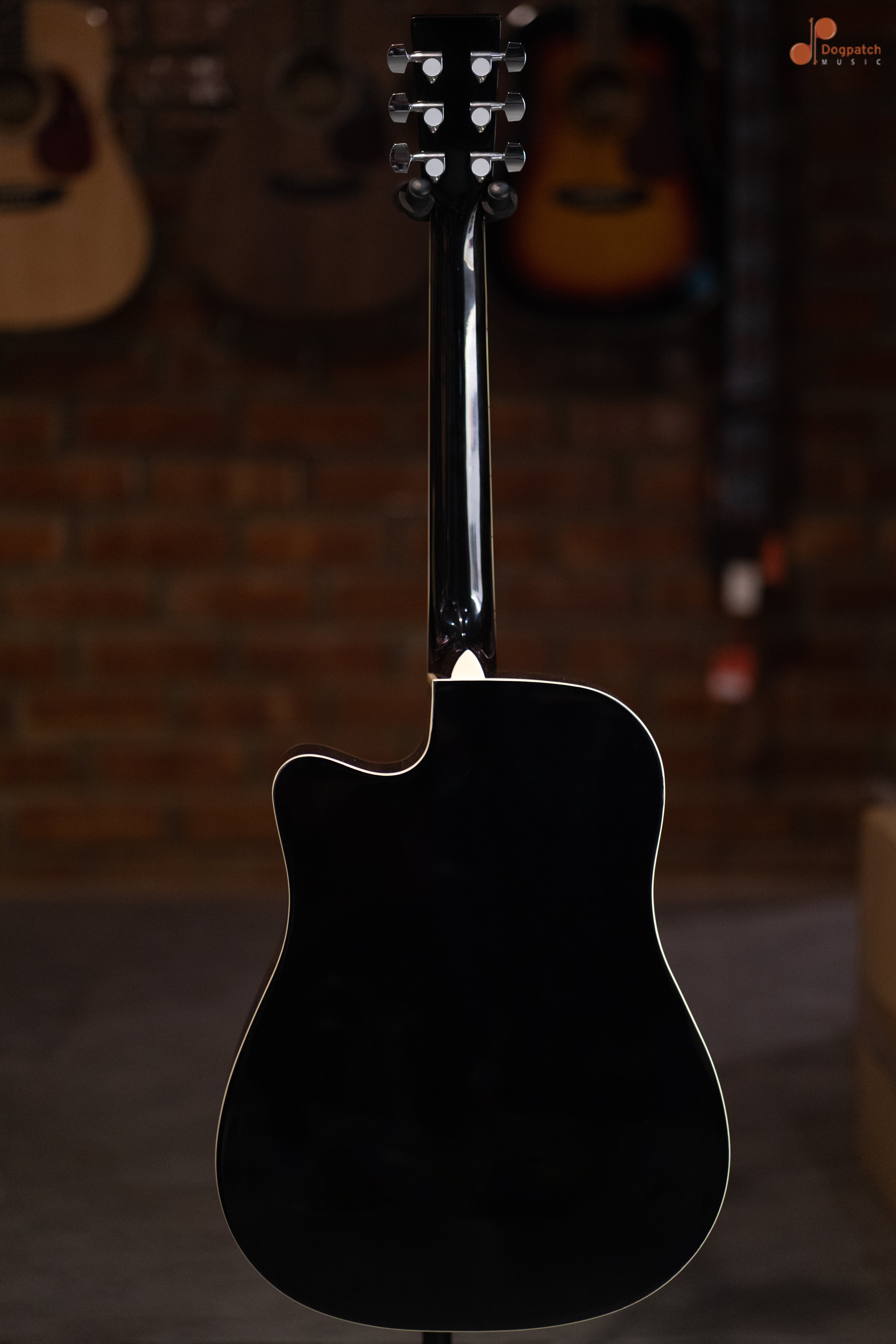 Tokai Cat's Eyes Acoustic Cutaway Guitar CE25C-BB, Black w/Gig Bag