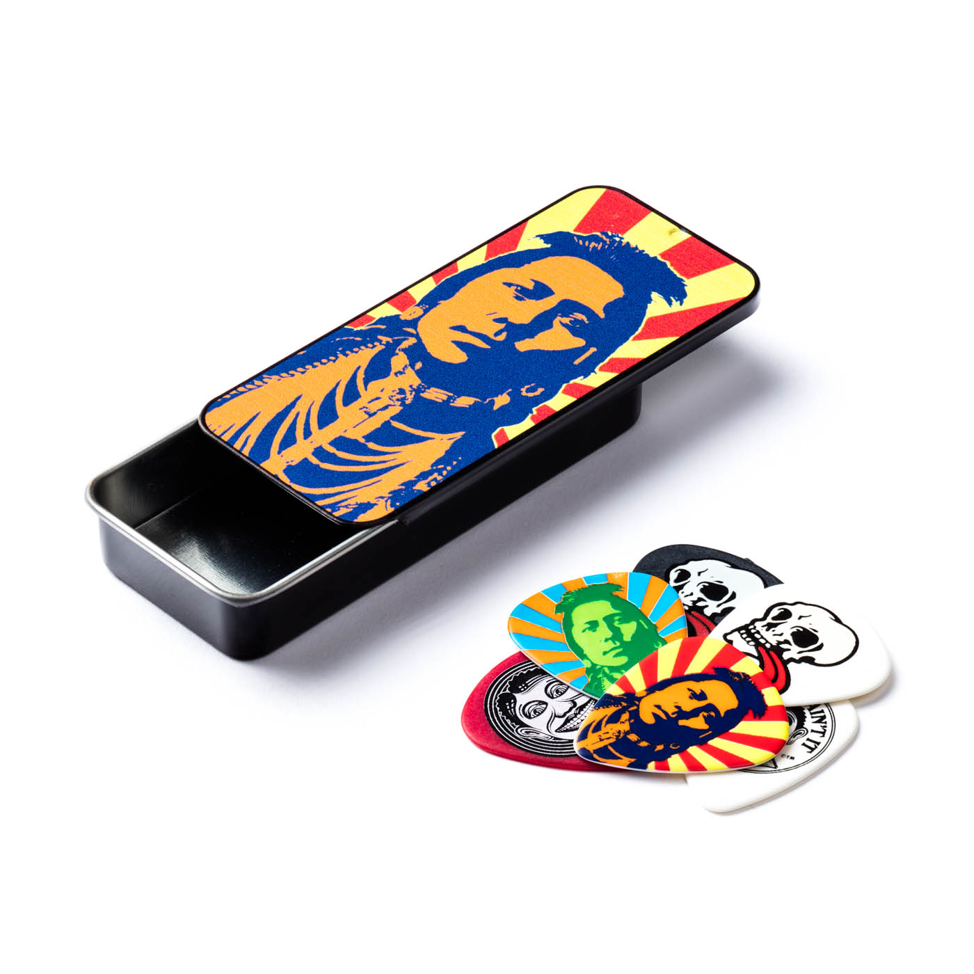 Dunlop Artist Pick Tin, Van Hammersfeld - 6 Heavy Gauge Pick