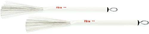 Vic Firth WB, Jazz Brushes, Wire, White Handle
