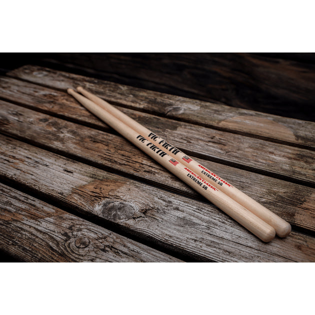 Vic Firth American Classic® Extreme X5B Drum Sticks, Hickory, Wood Tip