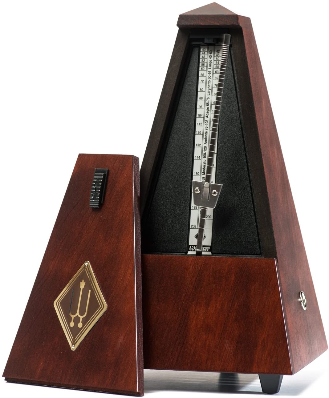 Wittner 6411M Mahogany Wood Mechanical Metronome-Germany
