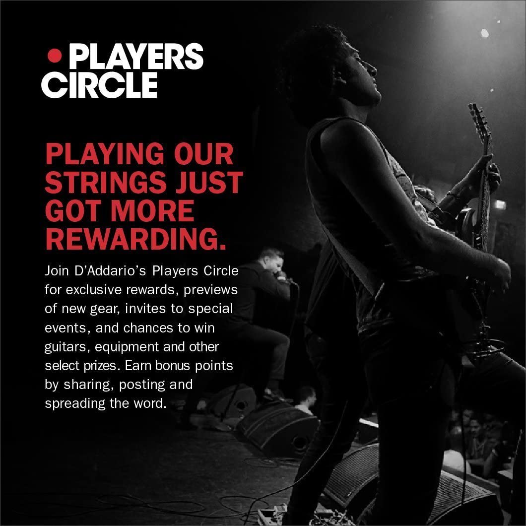 D'Addario EXL115w Nickel Wound Electric Guitar Strings, Medium/Blues-Jazz Rock, Wound 3rd, 11-49