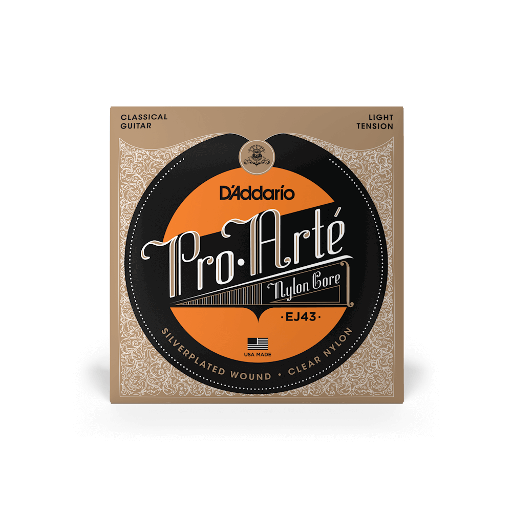 D'Addario EJ43 Pro-Arte Nylon Classical Guitar Strings, Light Tension