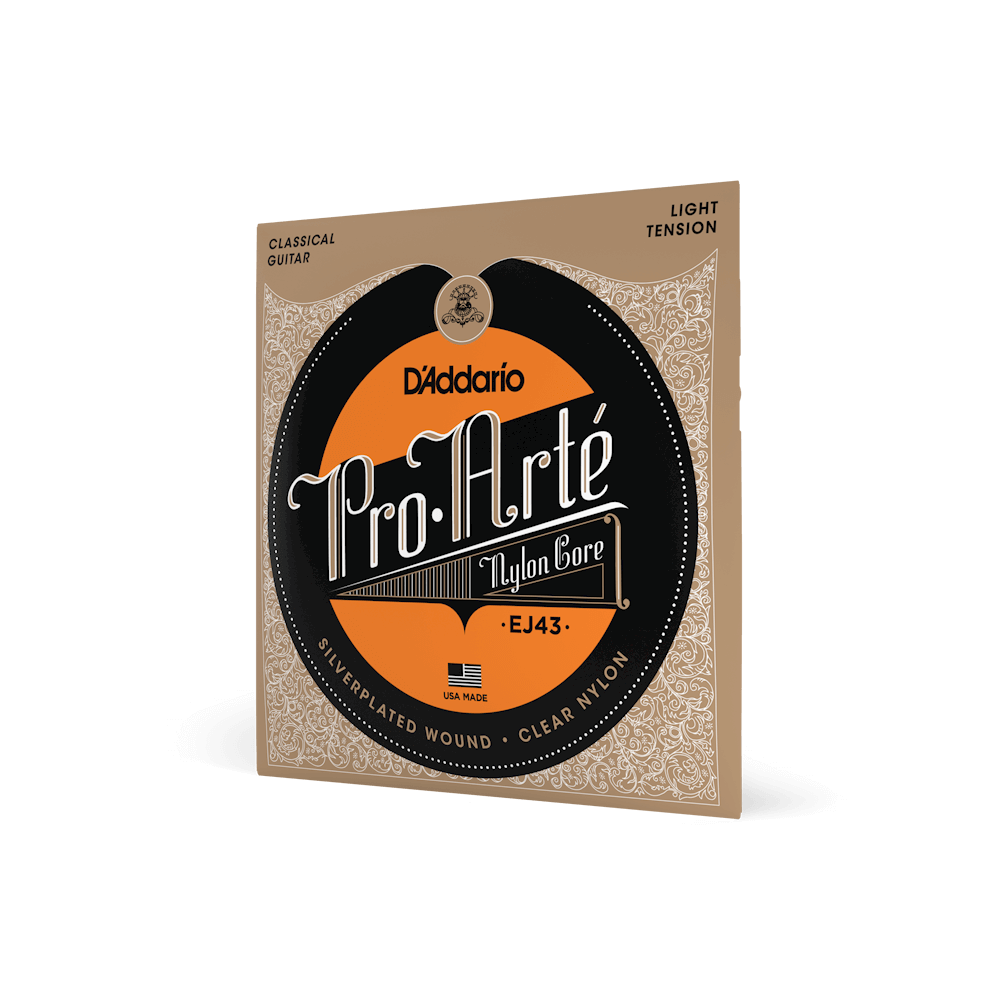 D'Addario EJ43 Pro-Arte Nylon Classical Guitar Strings, Light Tension