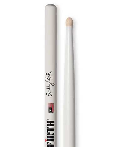 Vic Firth SBR Signature Series, 5A Buddy Rich, Jazz Drum Sticks, Hickory, Wood Tip