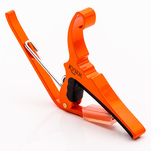Kyser Quick Change 6 Strings Guitar Capo Orange