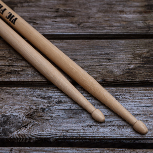 Vic Firth American Classic® 5B Drum Sticks, Hickory, Wood Tip