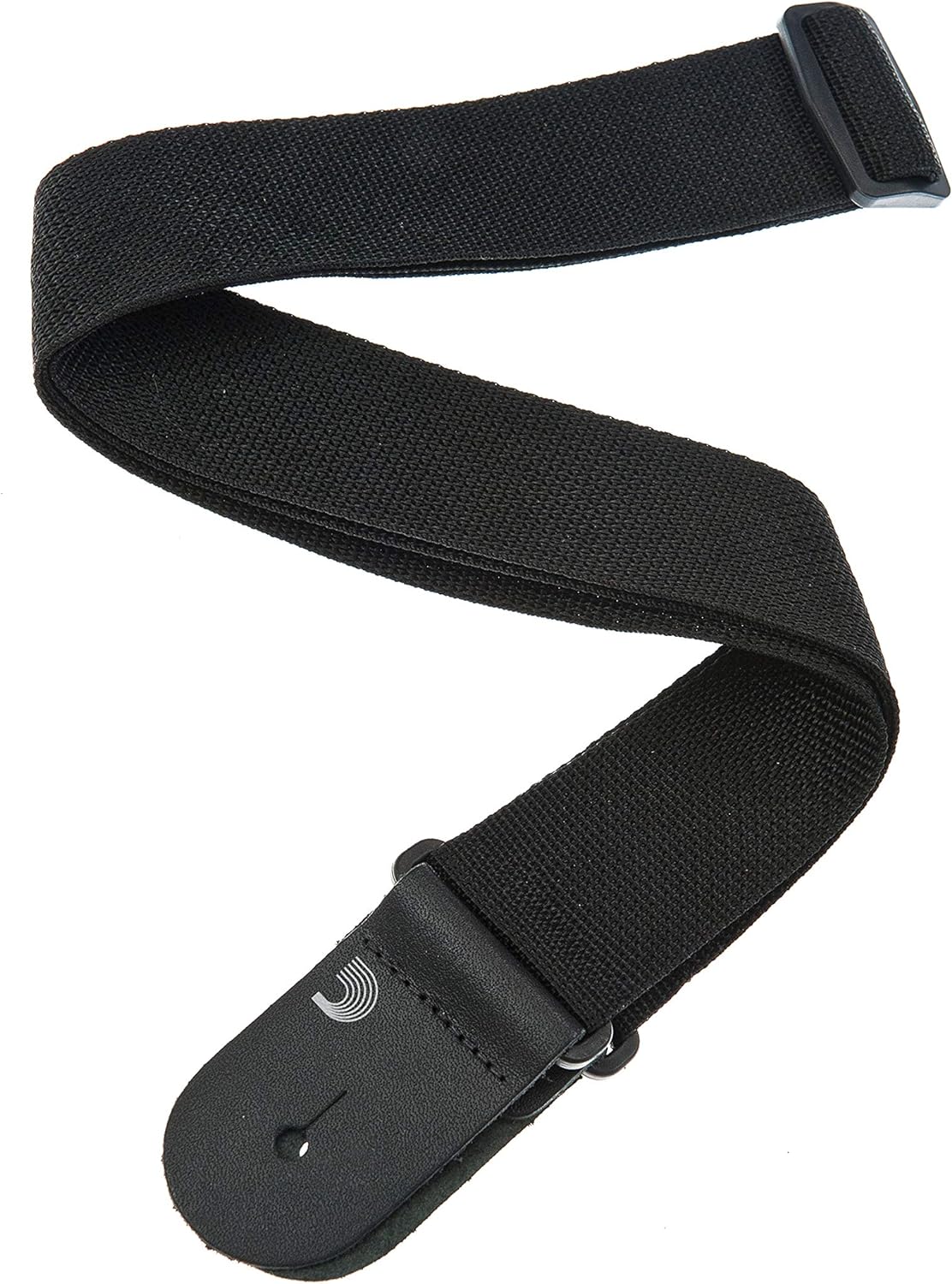 D'Addario PSW100, Black Guitar Strap, Popypro