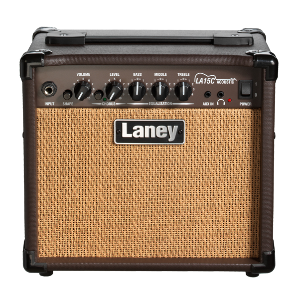Laney UK LA15C Acoustic Amplifier, 15W Combo w/3 Band EQ, Chorus & Headphone Socket.