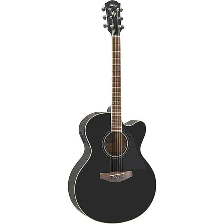 Yamaha CPX600 A/E Medium Jumbo Acoustic Guitar, Black