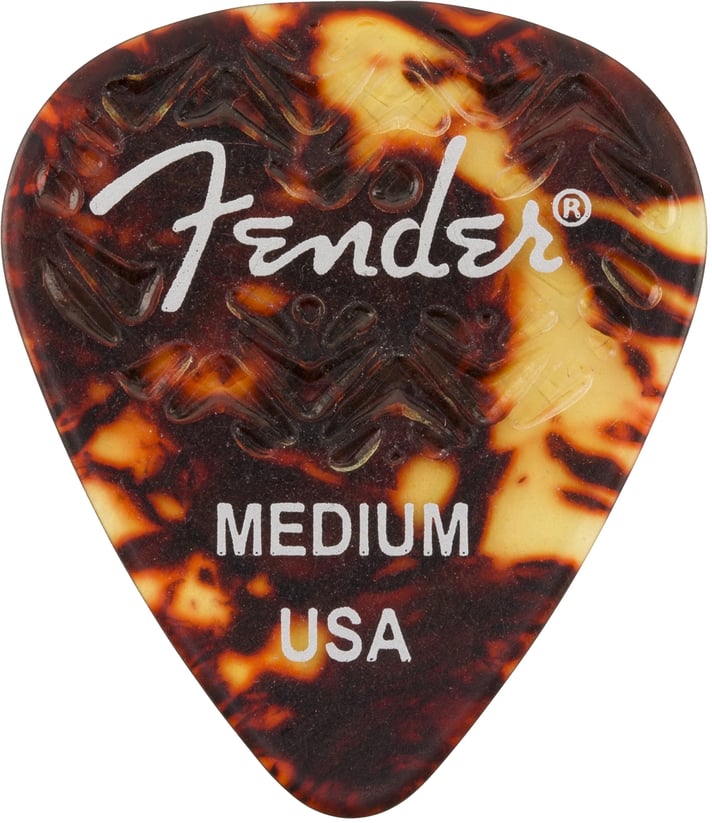 Fender 351 Classic Celluloid Guitar Pick Medium