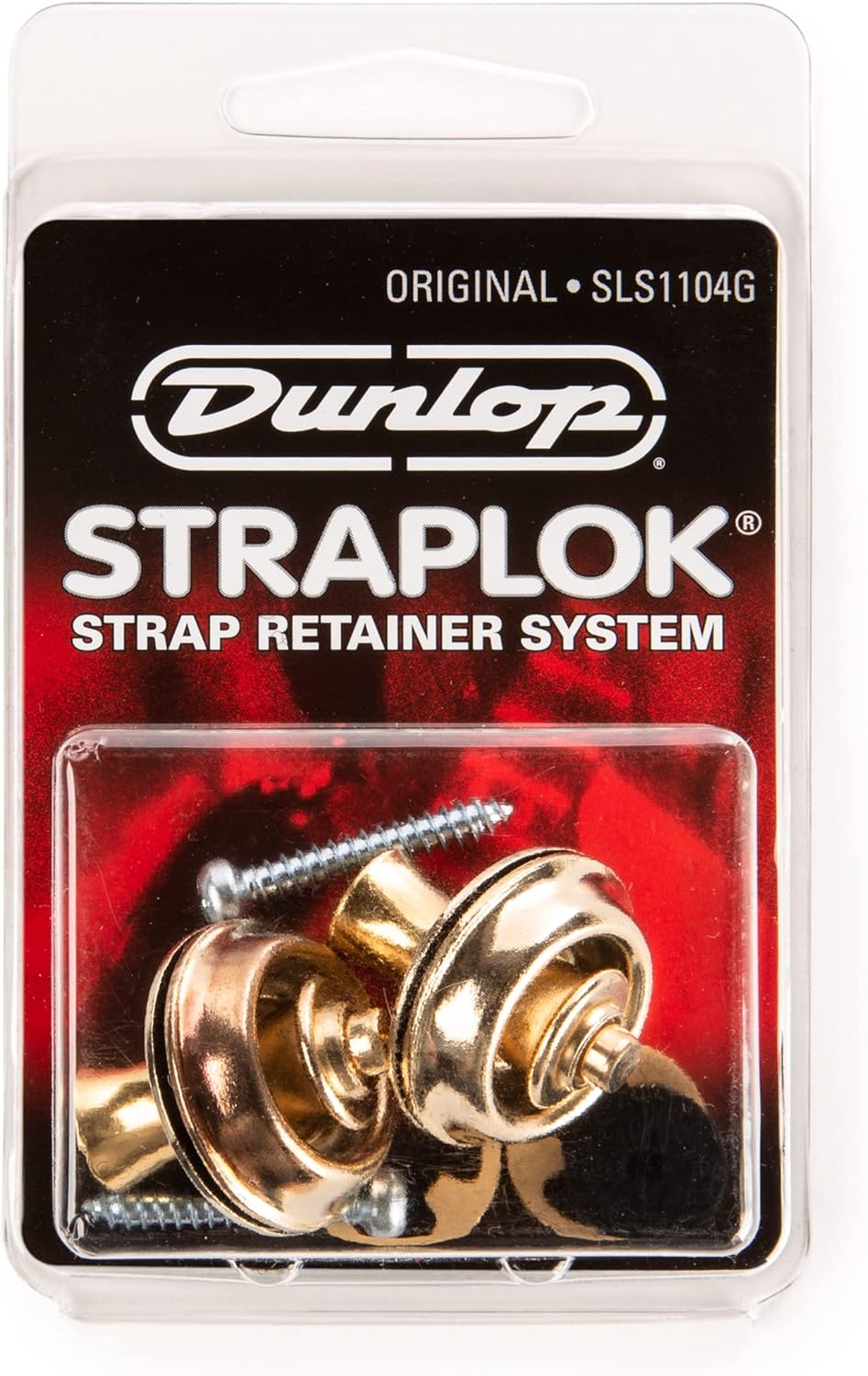 Dunlop SLS1104G, Original Gold Strap Lock & Button
