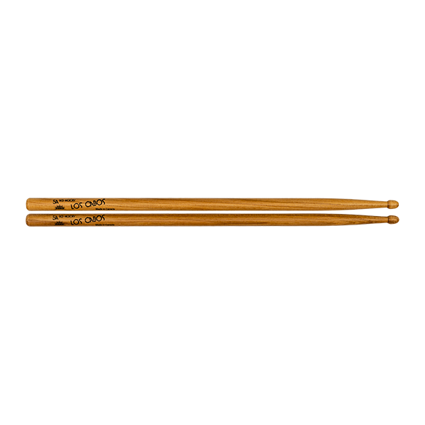 Los Cabos 5A, LCD5ARH, Red Hickory Drum Sticks - Made in Canada