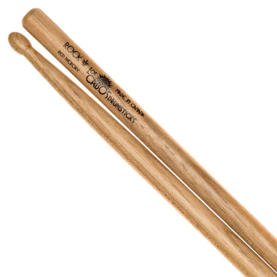 Los Cabos Rock, LCDROCKRH, Red Hickory Drum Sticks - Made in Canada