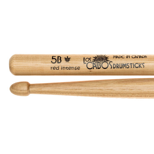 Los Cabos 5B, LCD5BIRH,Red Hickory Intense,Drum Sticks - Made in Canada