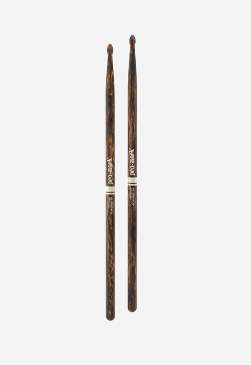 Promark Classic 5A, TX5AW-FG, Firegrain Drum Sticks, Hickory, Made in Texas