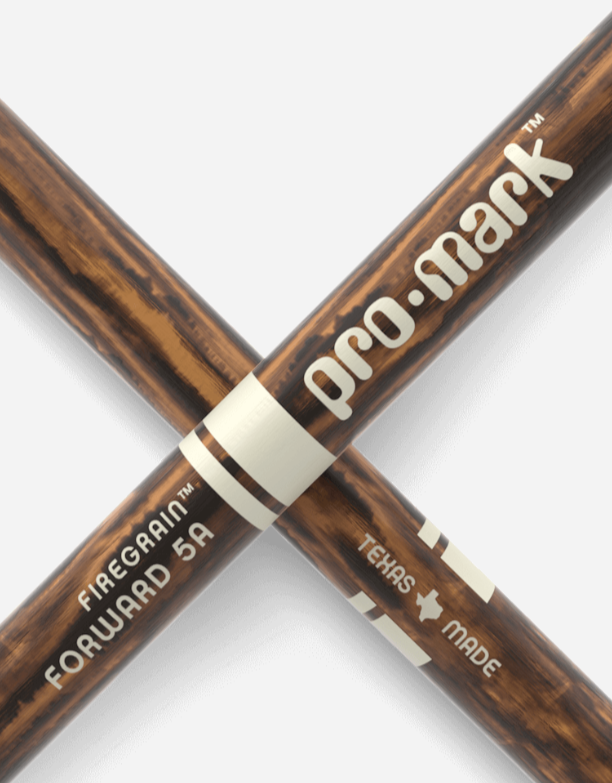 Promark Classic 5A, TX5AW-FG, Firegrain Drum Sticks, Hickory, Made in Texas