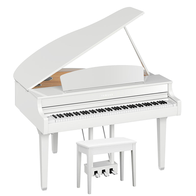 Yamaha CLP-795GPH-WH, Clavinova Digital Grand Piano,  White w/Bench
