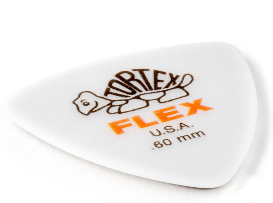 Dunlop 456 Tortex® Flex™ Triangle Pick,  0.60MM