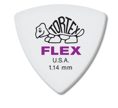 Dunlop 456 Tortex® Flex™ Triangle Pick,  1.14MM