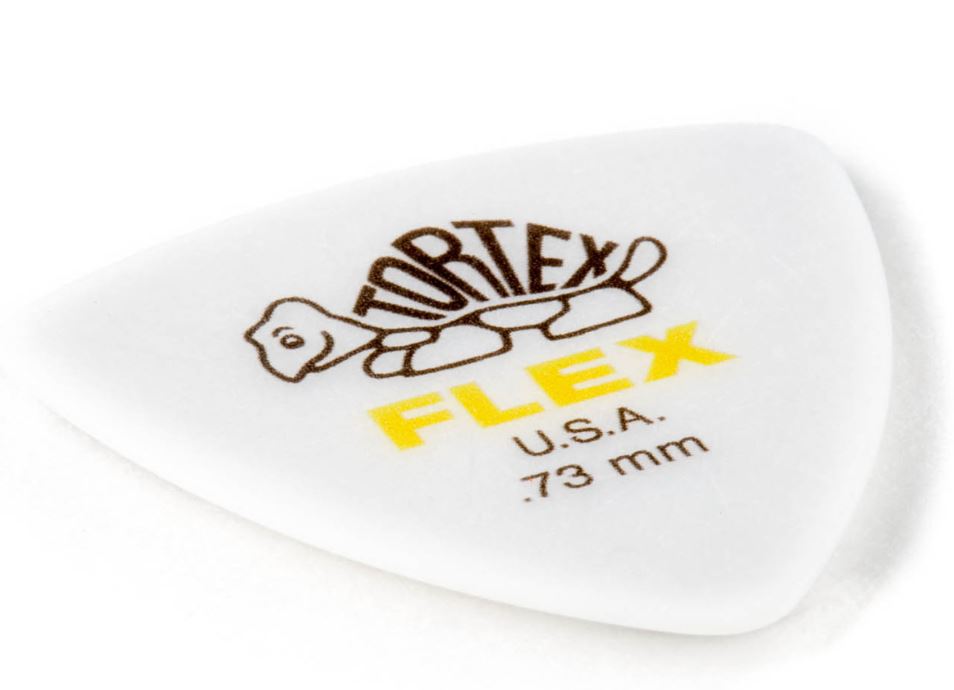 Dunlop 456 Tortex® FLEX™ Triangle Pick,  0.73MM