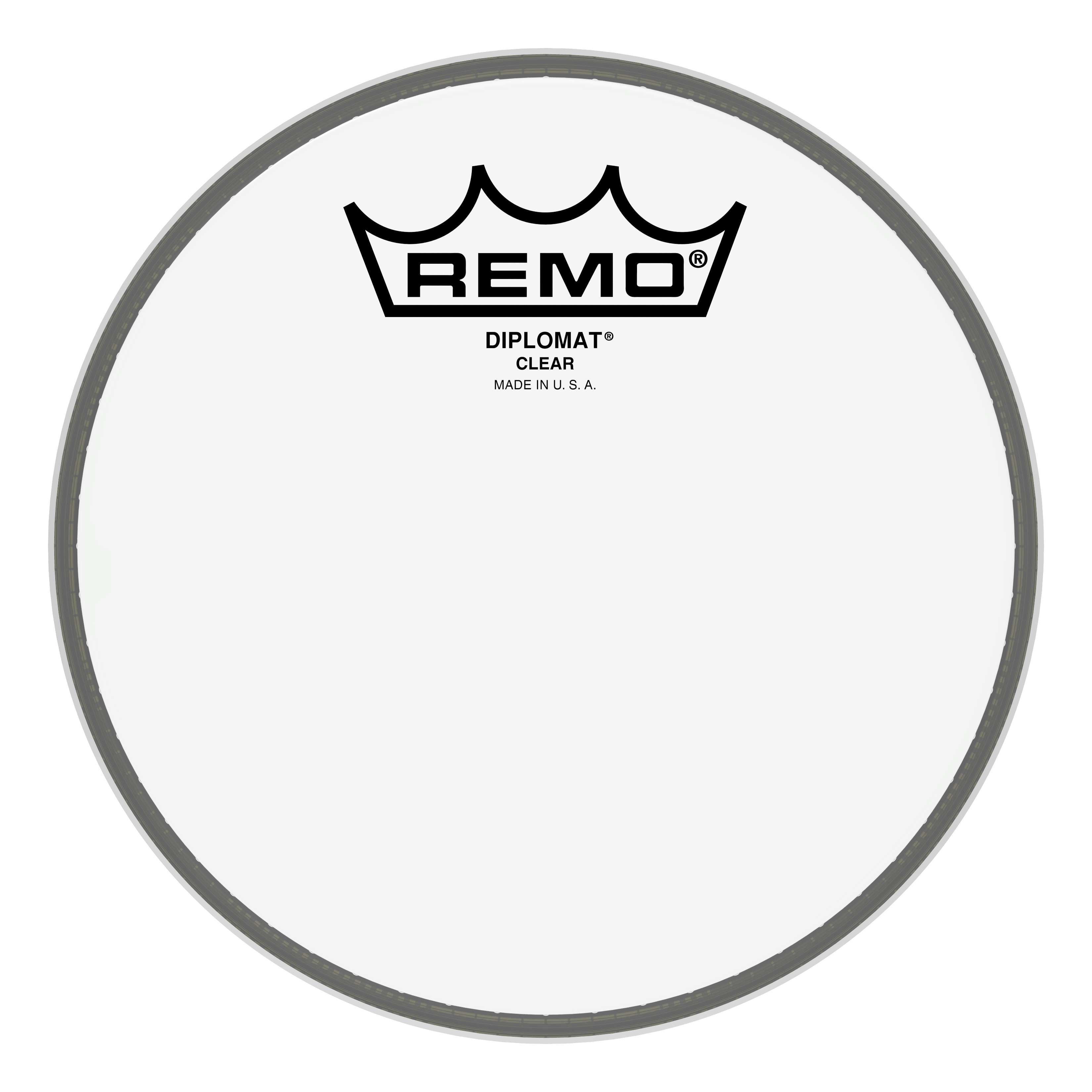 Remo BD-0306-00, Batter, Diplomat, Clear, Drum Head, 6 inch
