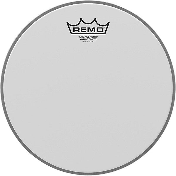 Remo BA-0110-00, Batter, Ambassador Coated Drum Head - 10 Inch