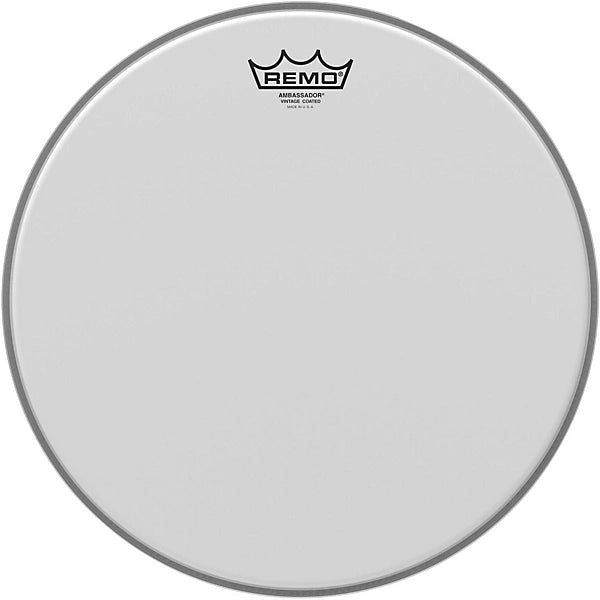 Remo BA-0114-00, Batter, Ambassador Coated Drum Head - 14 Inch