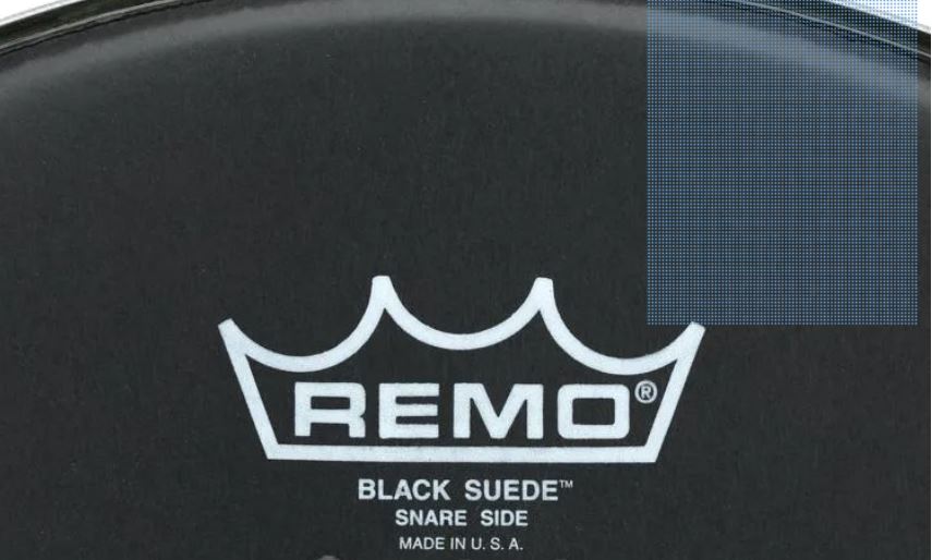 Remo BA-0810-ES, Batter, Ambassador Black Suede Drum Head -10 Inch