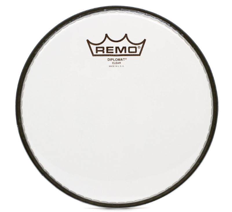 Remo BD-0308-00, Batter, Diplomat, Clear, Drum Head, 8 inch